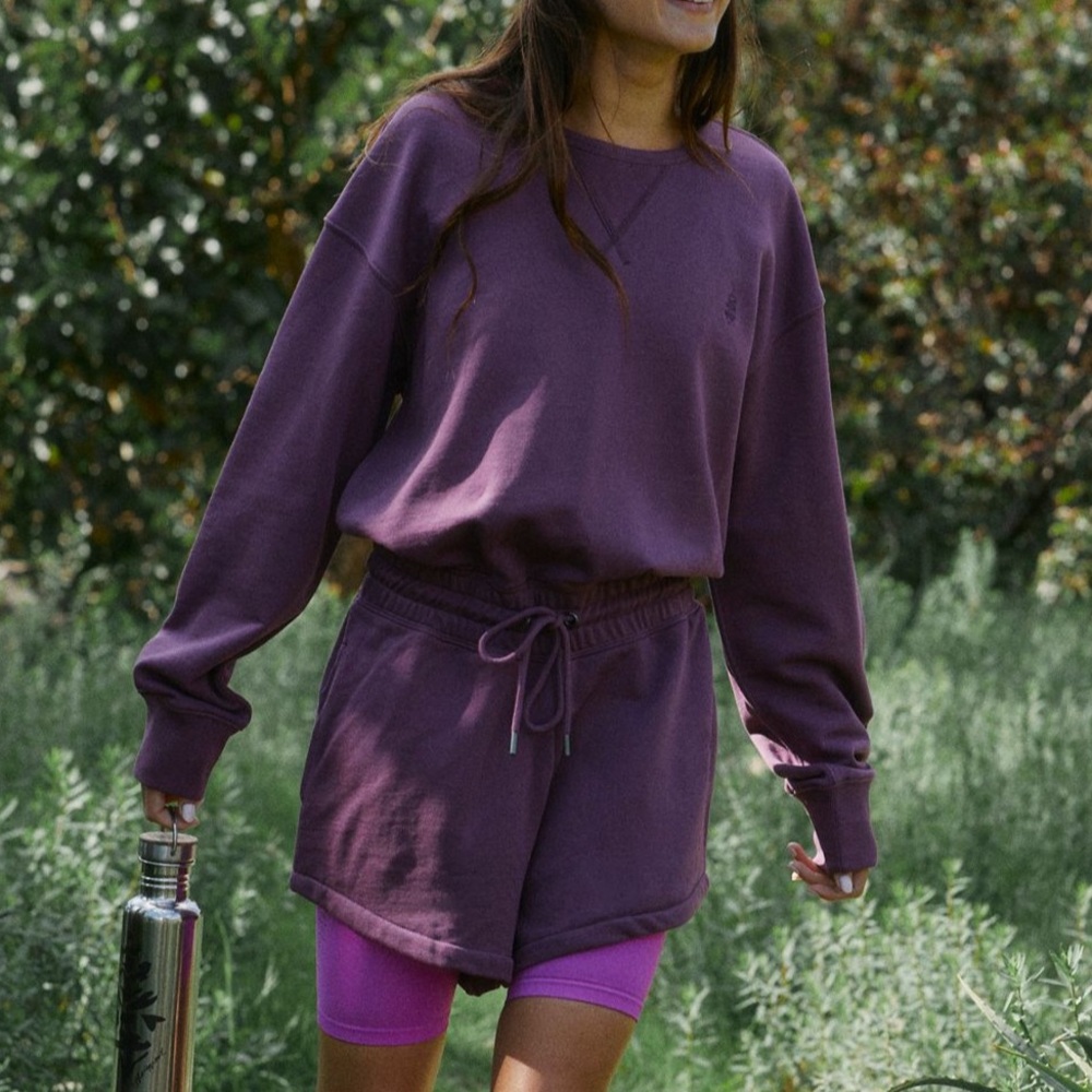 NWT💜FP Movement Best Of Romper S Black Grape